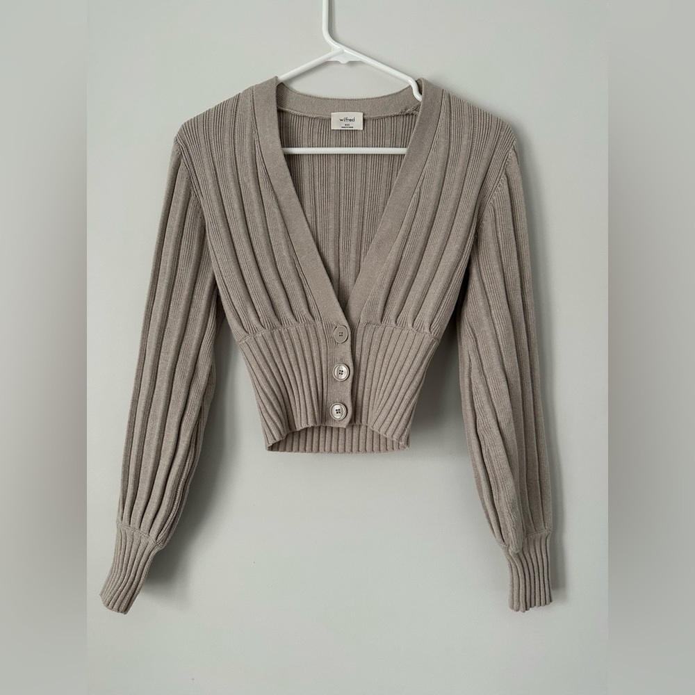 Wilfred Plunge Front Cardigan